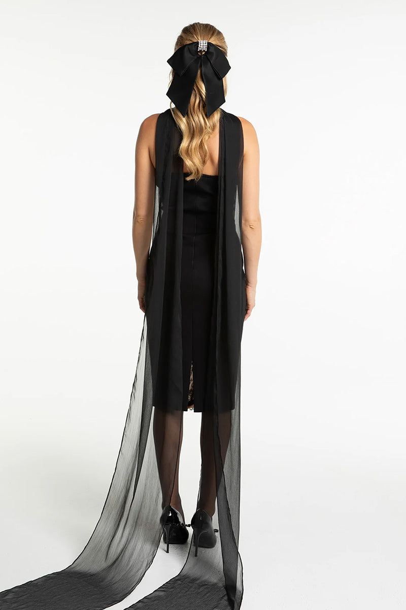 ELSA LACE DRESS IN BLACK
