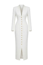 FOLDED BUTTONS DRESS
