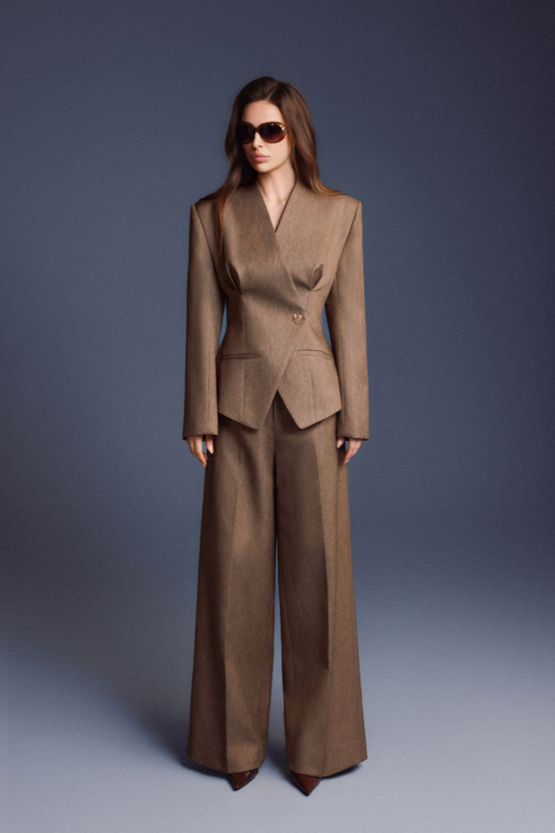 MINIMAL WIDE-LEG PANTS
