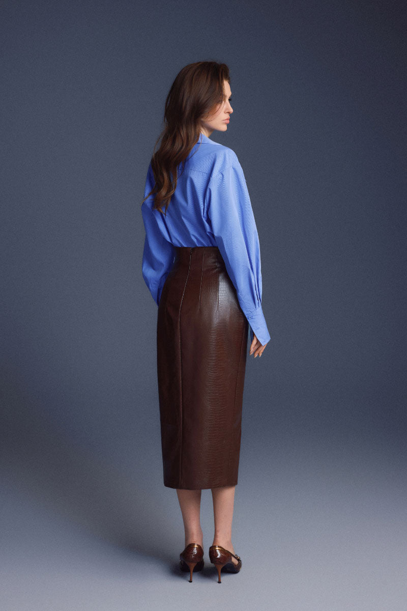BLUE TAILORED SHIRT