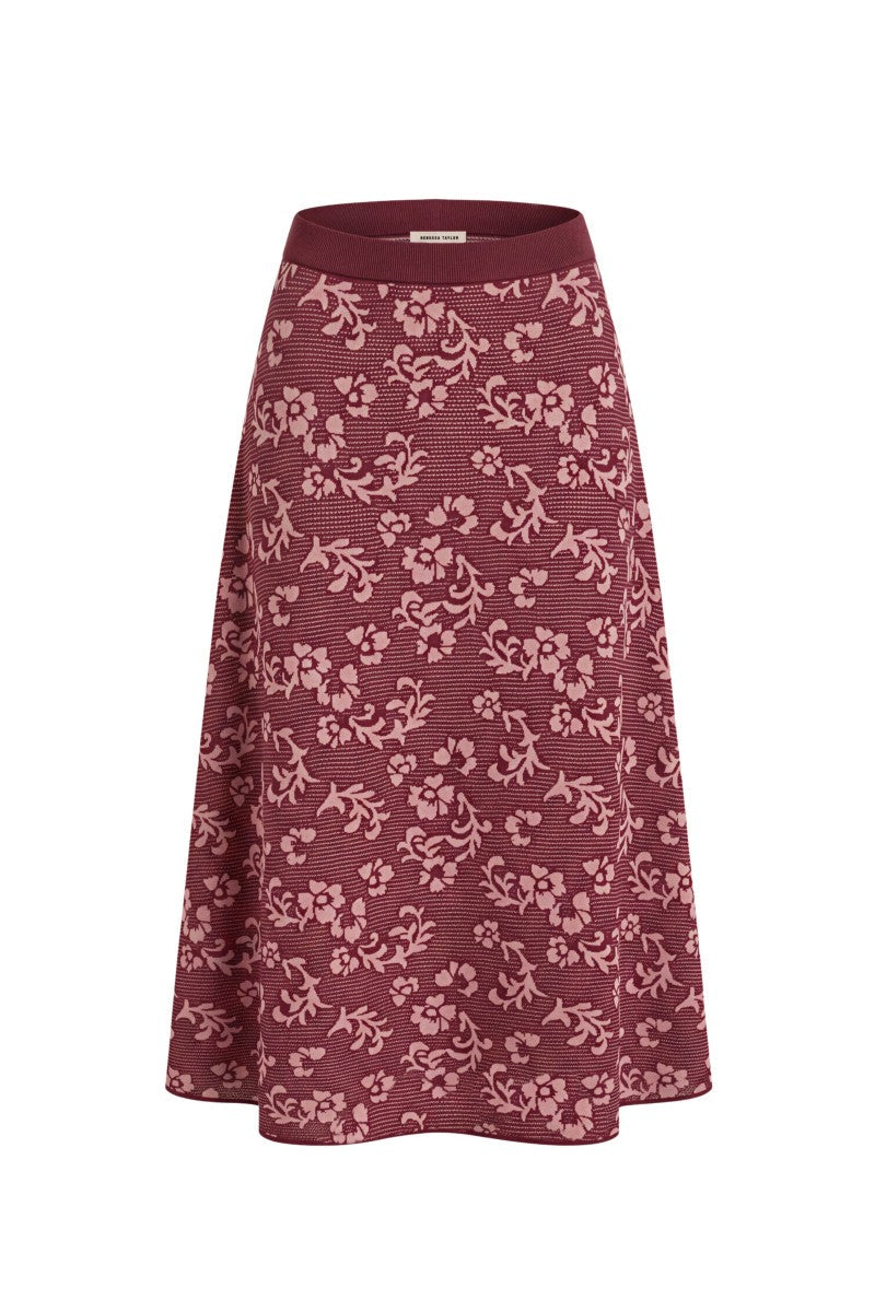 BRYN JACQUARD SWEATER SKIRT