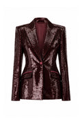 SEQUIN PEAK BLAZER