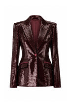 SEQUIN PEAK BLAZER
