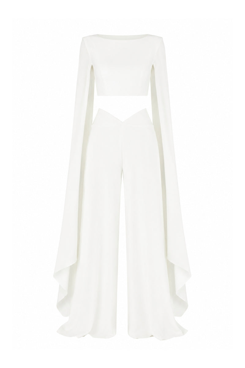SCULPTED CROPPED TOP