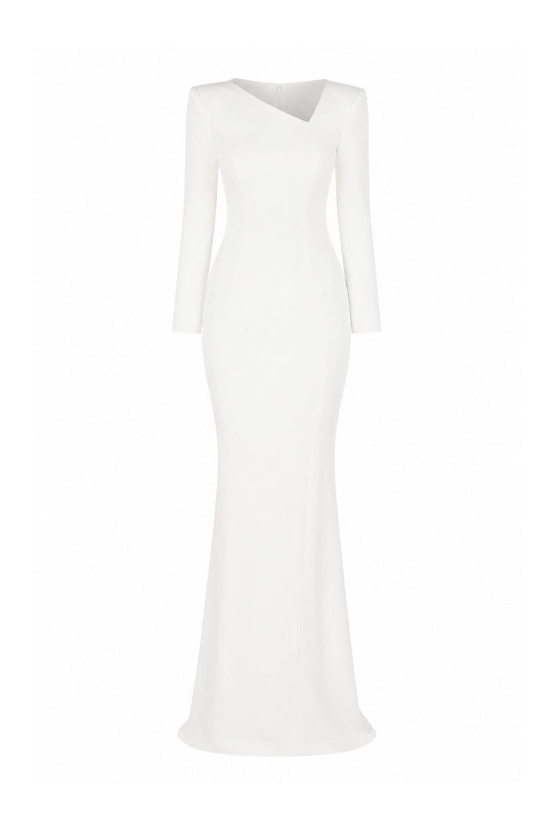 ASYMMETRIC MAXI DRESS