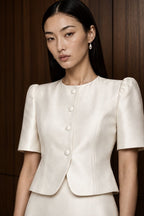 MEVY SATIN JACKET