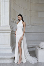 SEIN LONG CREPE DRESS