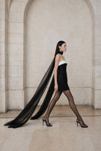 FIORA MINI SATIN DRESS