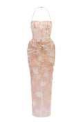 ANNABELLE TULLE DRESS IN BEIGE