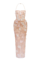 ANNABELLE TULLE DRESS IN BEIGE