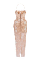 ANNABELLE TULLE DRESS IN BEIGE