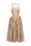 CAMILLA TULLE DRESS IN BEIGE