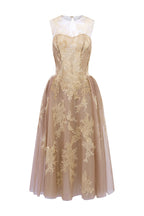 CAMILLA TULLE DRESS IN BEIGE