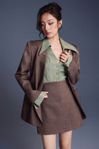 TAILORED CINCHED SHIRT