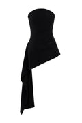 BLACK WOOL CORSET