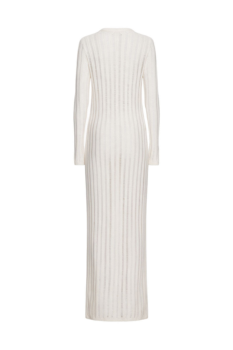IVORY CASHMERE KNIT DRESS