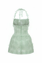 ELISA LACE DRESS IN MINT