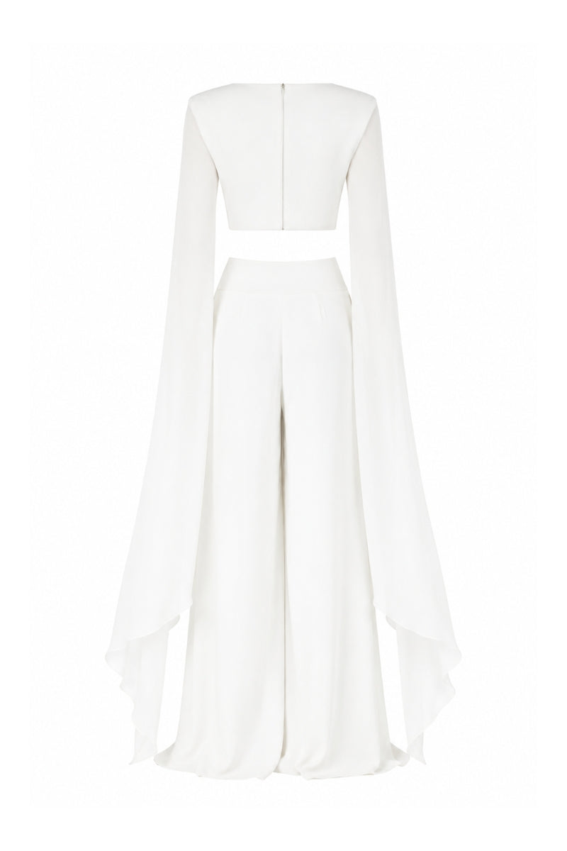 SCULPTED CROPPED TOP
