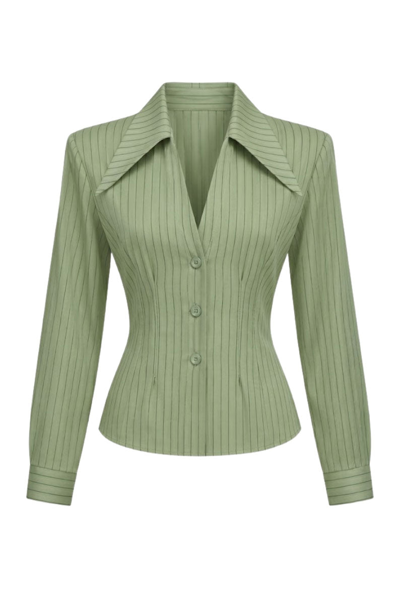 TAILORED CINCHED SHIRT