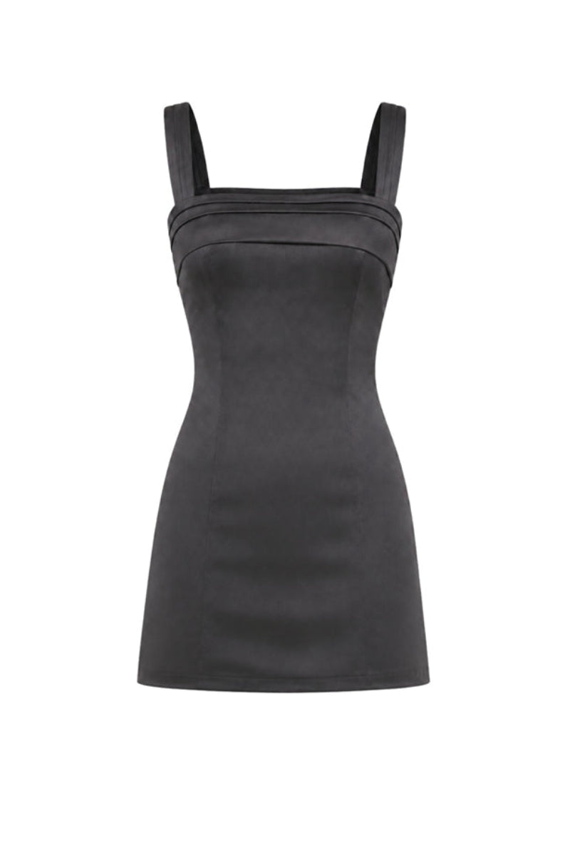 NAIVE MINI SATIN DRESS