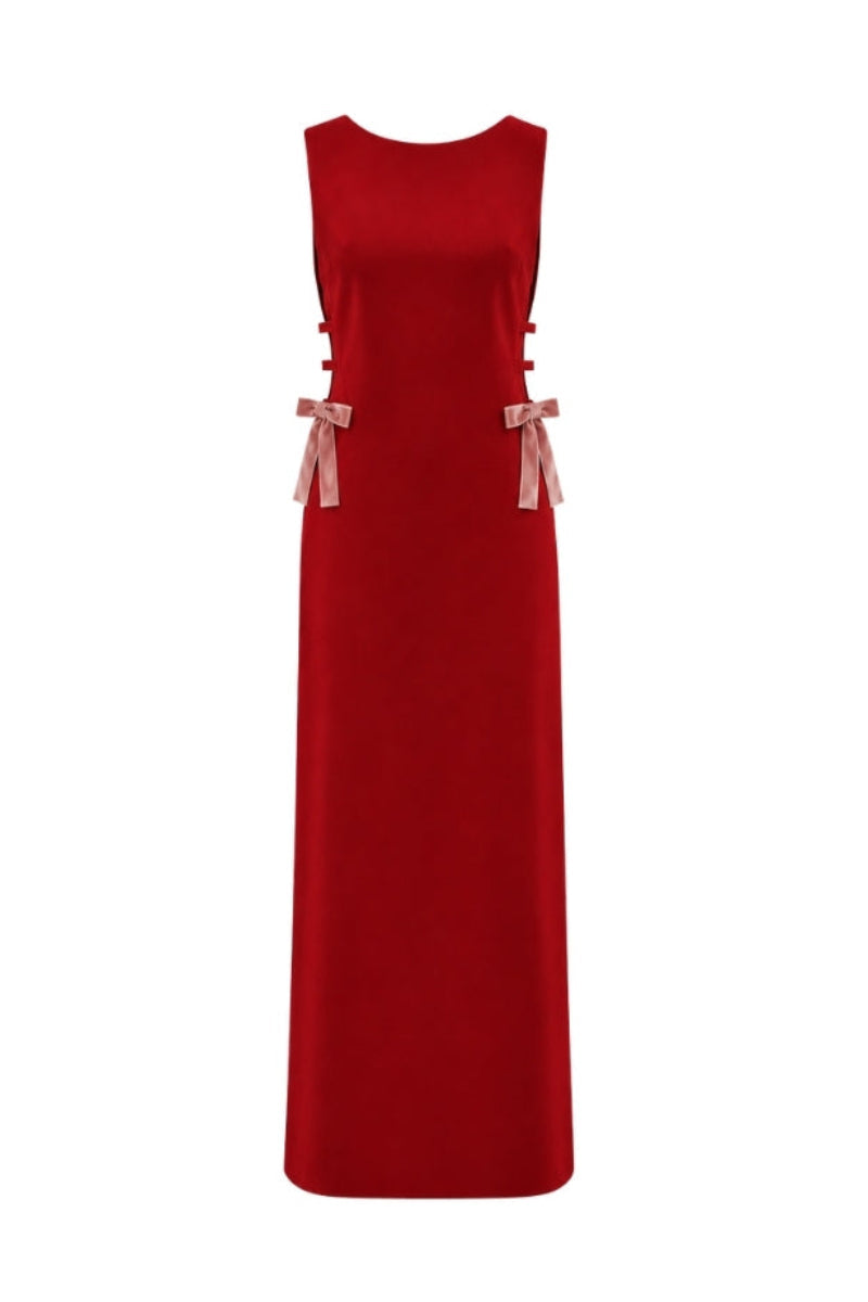SABINE MIDI CREPE GOWN