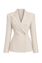 DOUBLE-BREASTED FLAP BLAZER