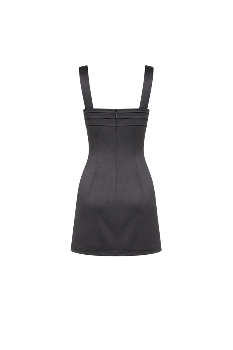 NAIVE MINI SATIN DRESS