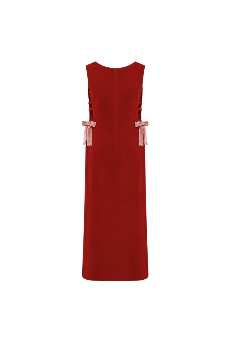 SABINE MIDI CREPE GOWN