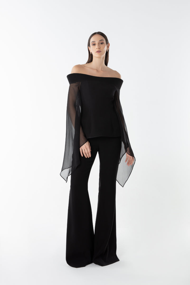 FLOW FLARE TROUSERS