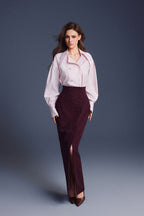 BUTTONS SCULPTED SKIRT
