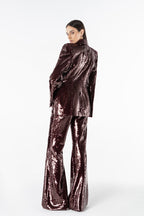 SEQUIN PEAK BLAZER