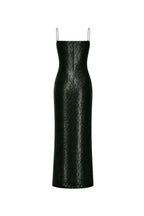EDITH TEXTURED GOWN IN DEEP FOREST