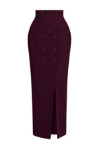 BUTTONS SCULPTED SKIRT