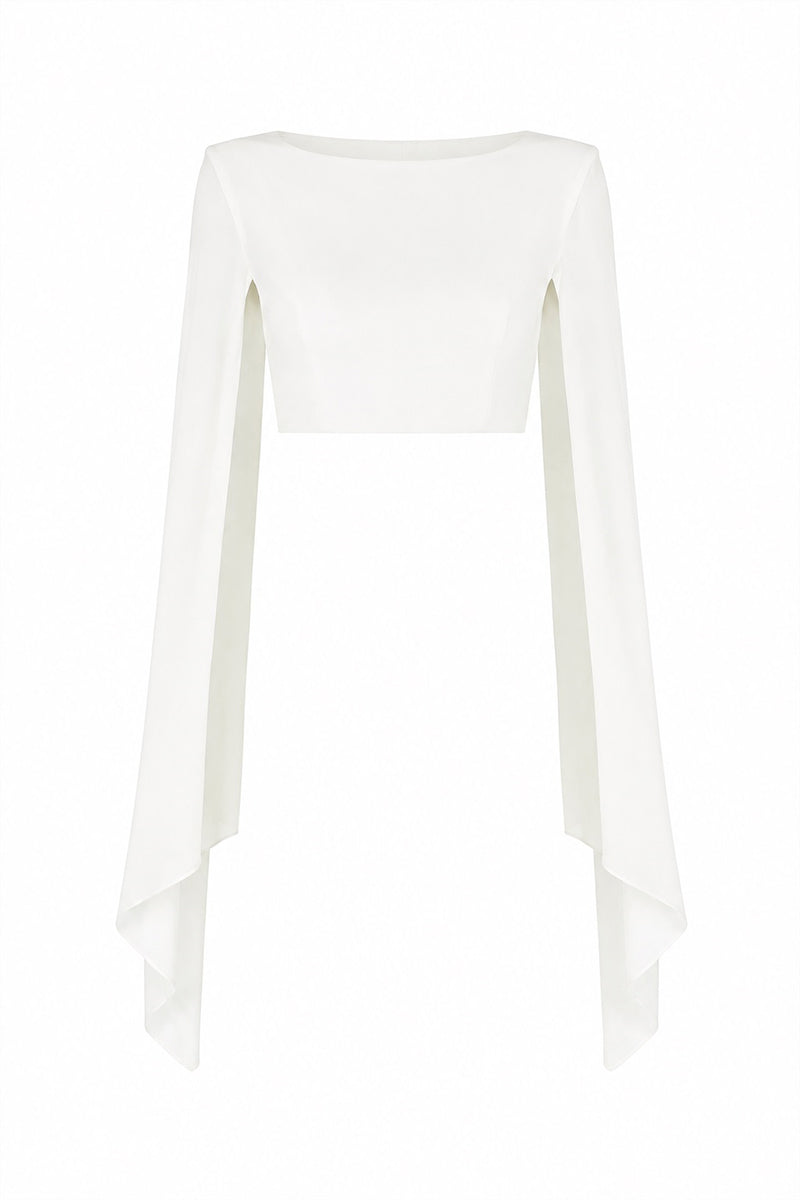 SCULPTED CROPPED TOP