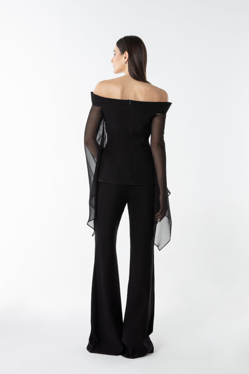 FLOW FLARE TROUSERS
