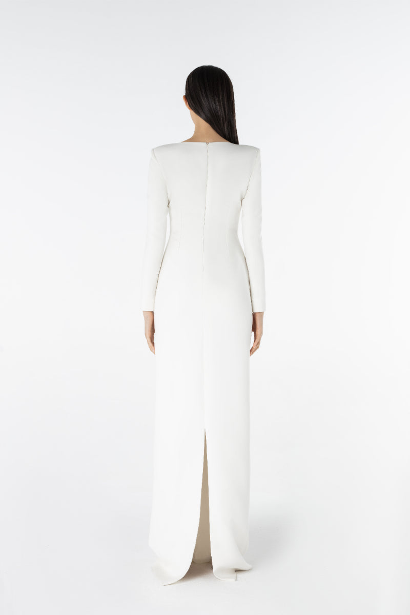 ASYMMETRIC MAXI DRESS