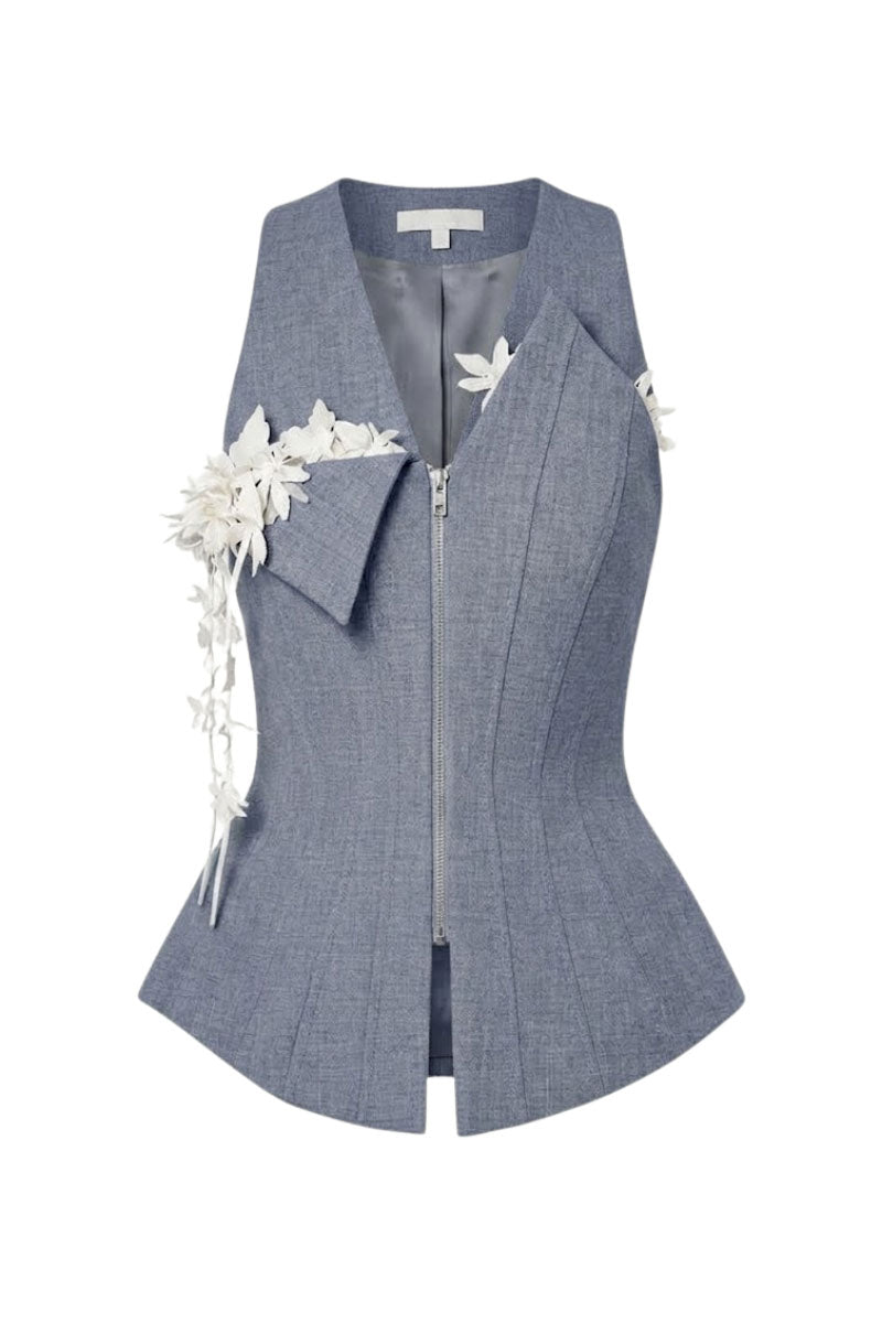 BOUQUET SLEEVELESS VEST