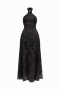 ALISA LACE DRESS IN BLACK