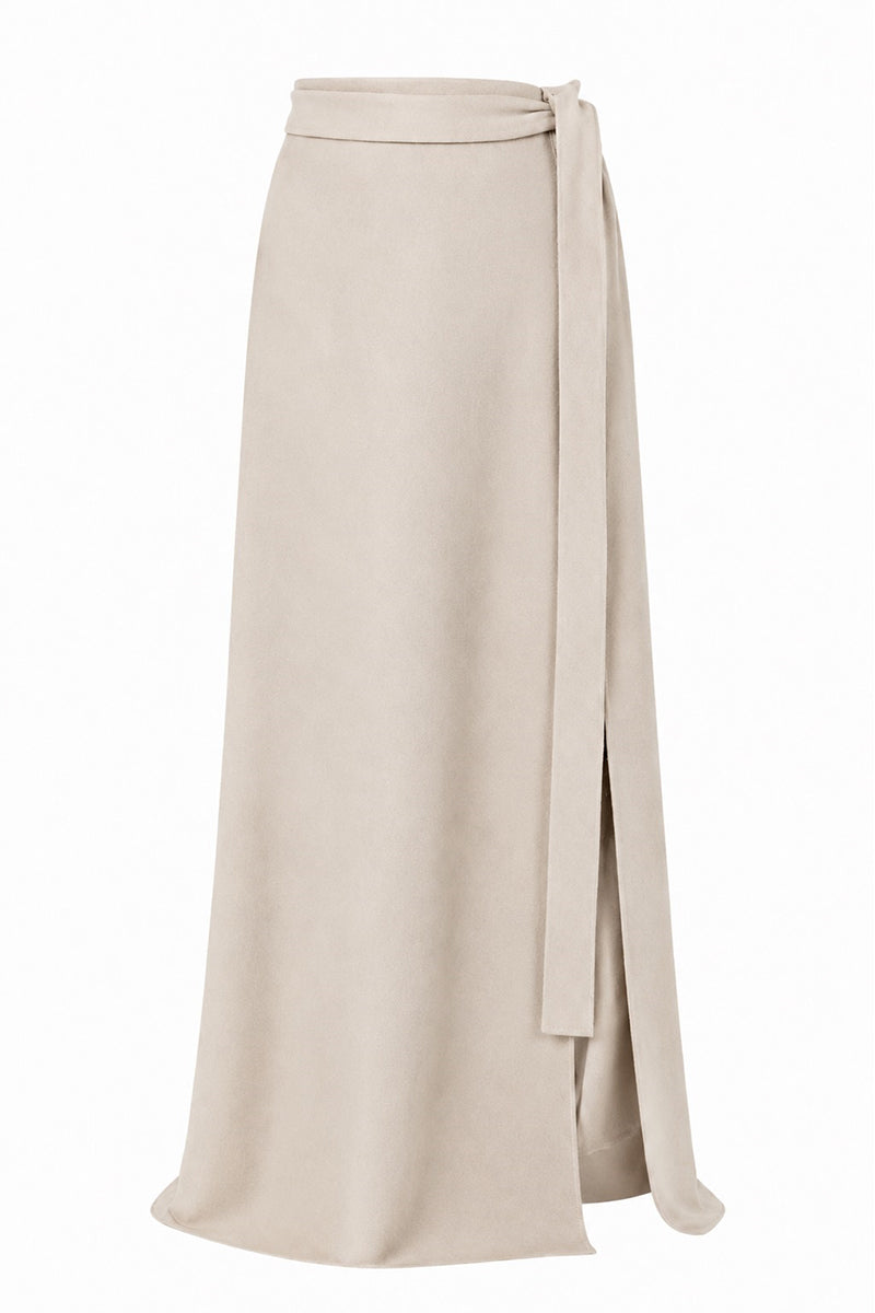 CASHMERE WRAP SKIRT