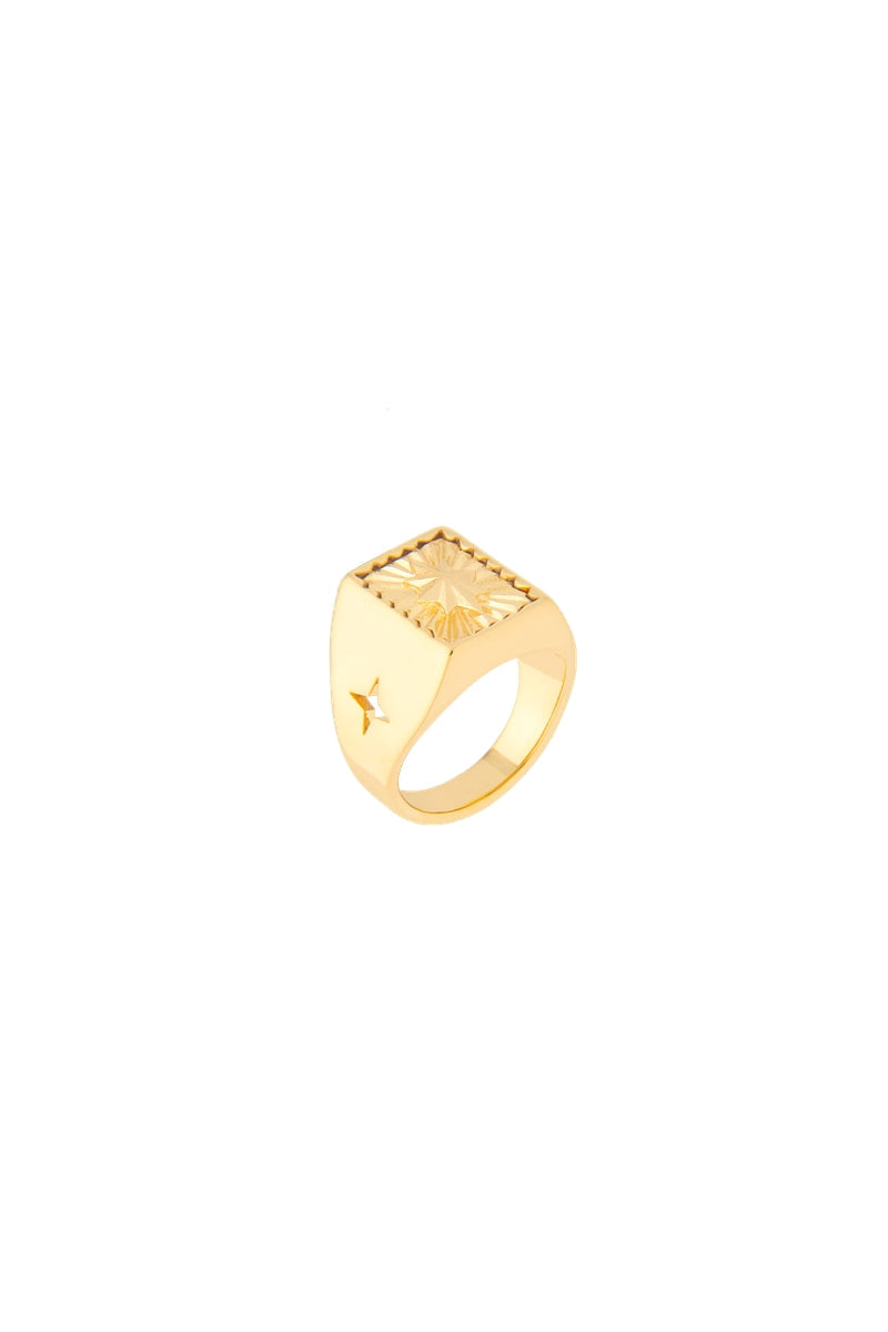 ARENA GOLDEN PINKY RING