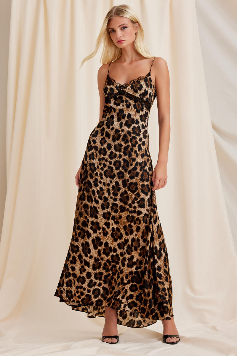 COLETTE DRESS IN LEOPARD