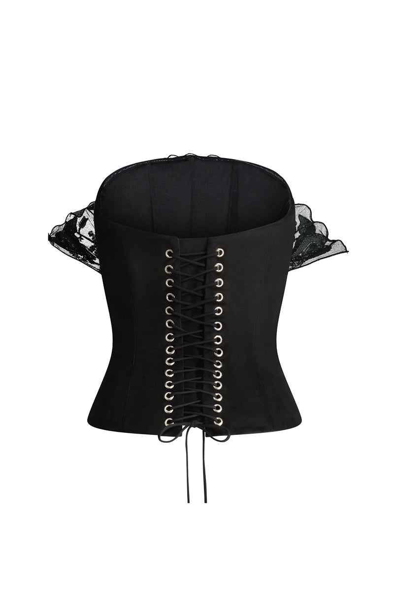 ELORA CORSET IN BLACK