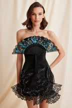 ELORA CORSET IN BLACK