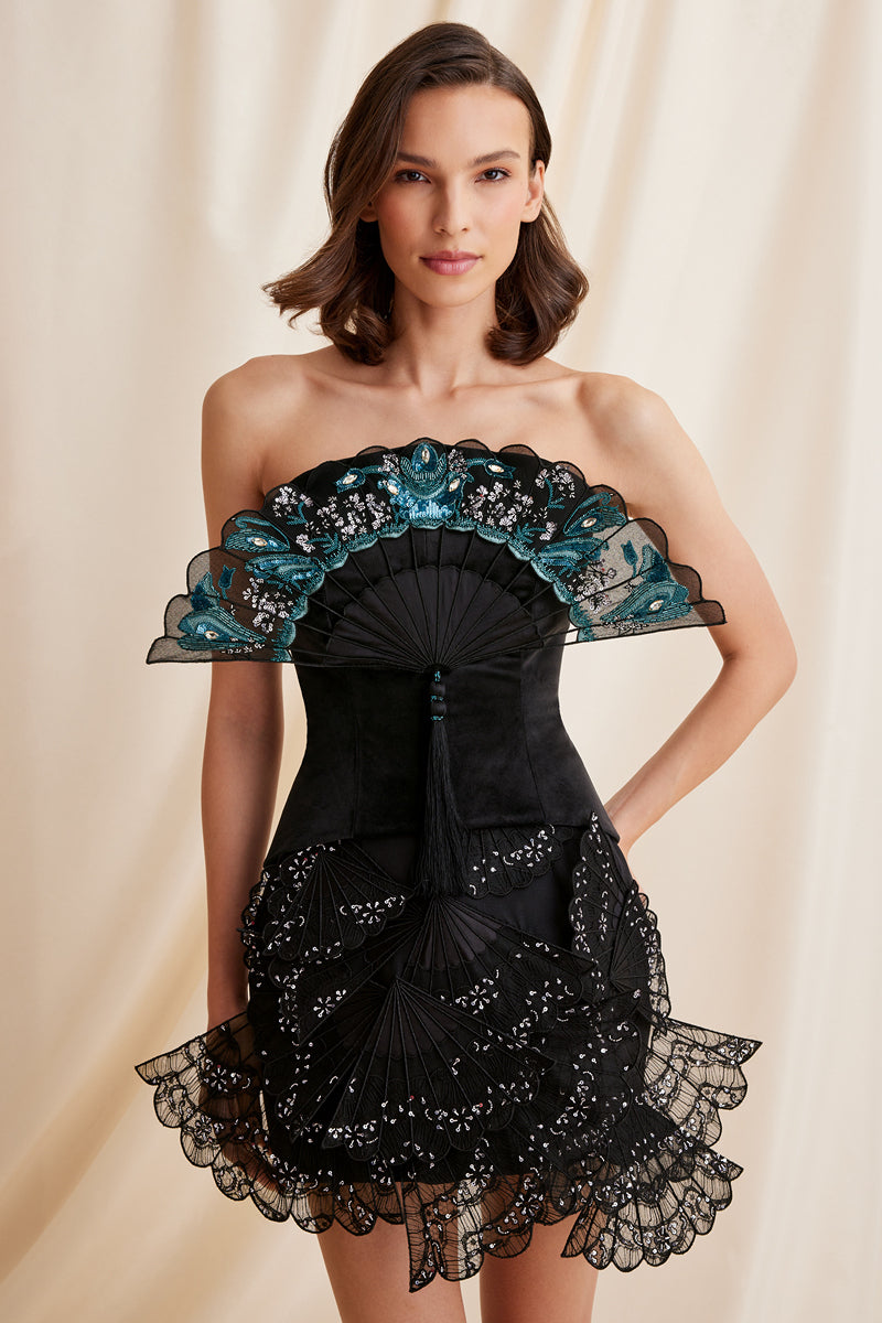 ELORA CORSET IN BLACK