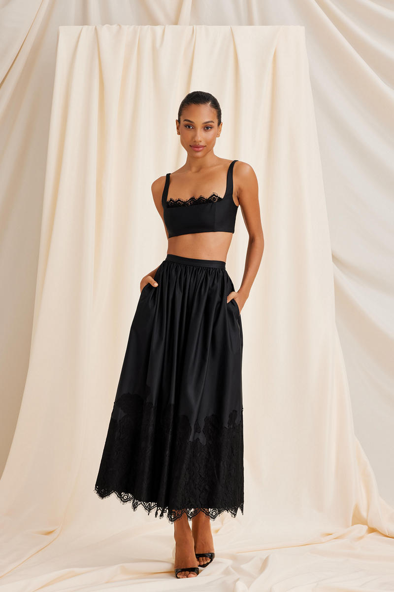 FIORELLA SKIRT IN BLACK