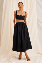 FIORELLA TOP IN BLACK