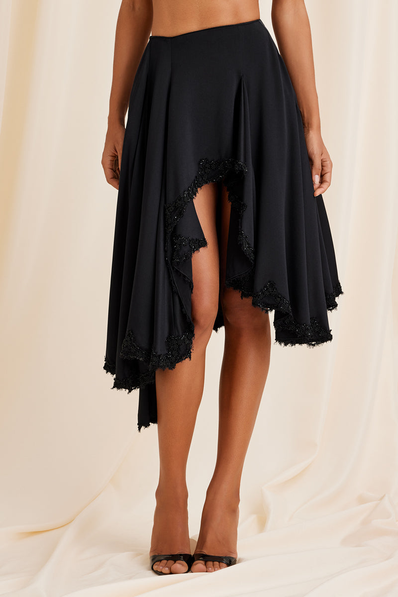 LAUREN SKIRT IN BLACK