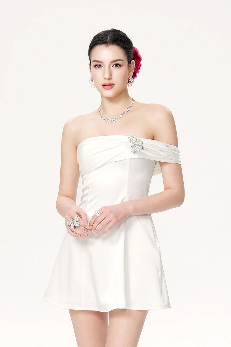 CORNELIA DRESS IN WHITE