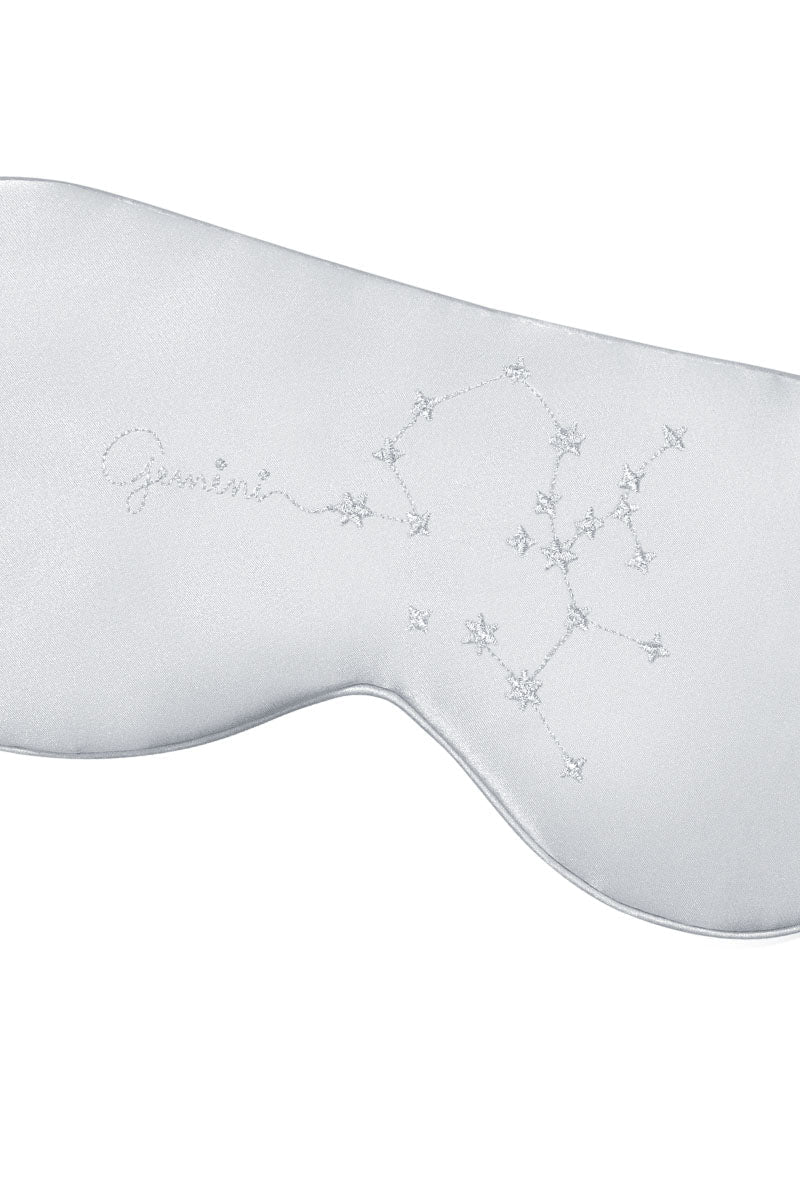 COZY STELLAR GEMINI EYE MASK IN GRAY