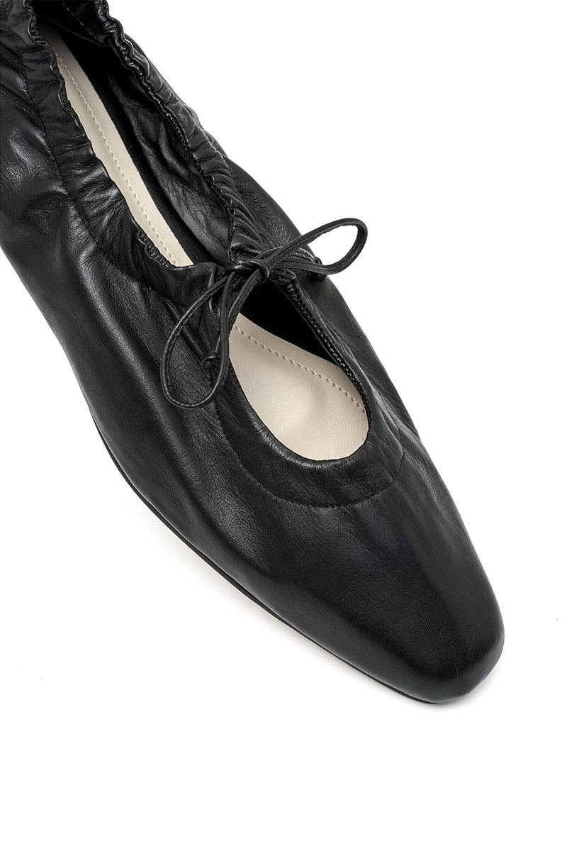 GEMMA BLACK FLATS